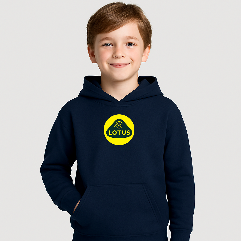 Youth Kids Lotus Car Pullover Hoodie